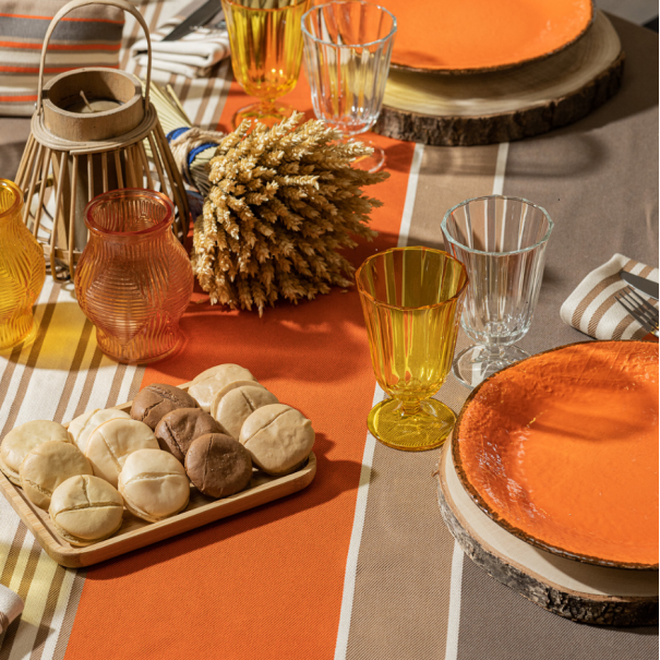 Coated tablecloth