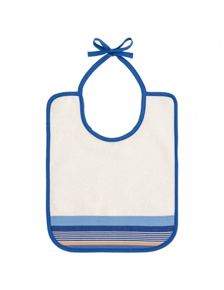 WHITE TERRY BIB