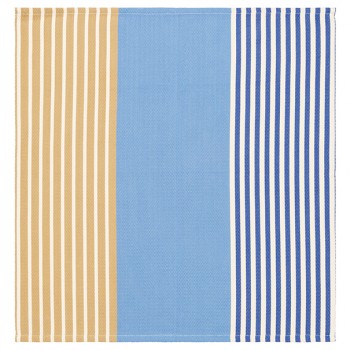 Serviette de table coton bio - tissage chevron