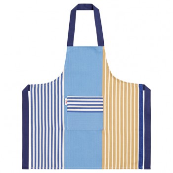 Tablier coton enfant Elaia bleu