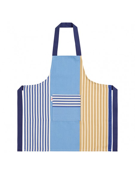 Tablier coton enfant Elaia bleu