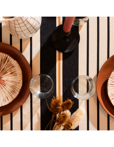Cotton tablecloth - Herringbone weave