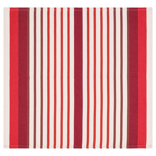 Serviette de table coton bio - tissage chevron