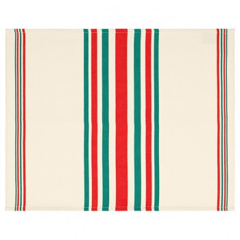 Toalla de mano Mante rouge/vert