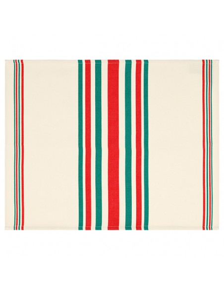 Hand towel Mante rouge/vert