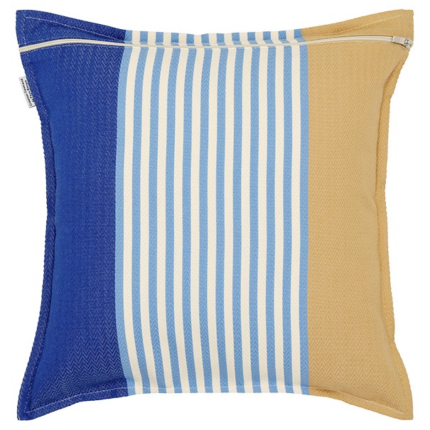 Housse de coussin carré coton bio chevron