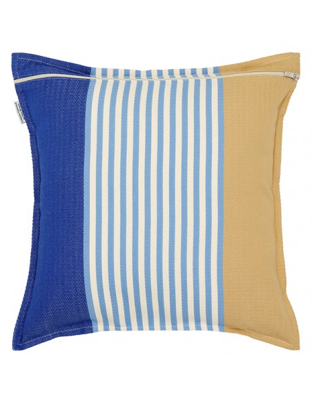 Housse de coussin carré coton bio chevron