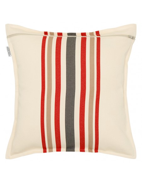 Housse de coussin carré coton bio sergé