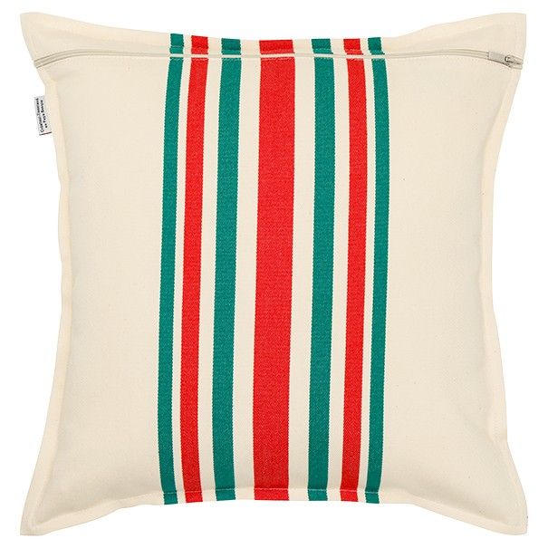 Housse de coussin carré coton bio sergé