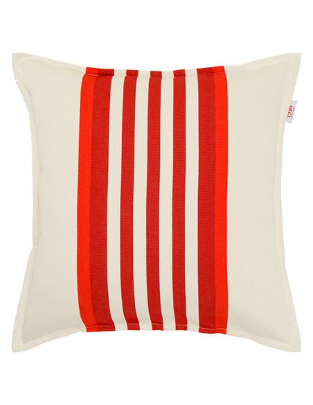 Housse de coussin carré coton bio sergé