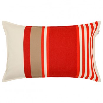 Housse de coussin rectangulaire 45*70cm Pantxika Rouille, coton bio