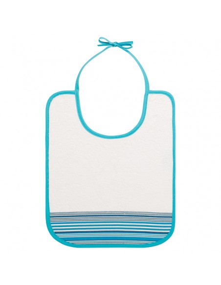 White terry bib Arrain