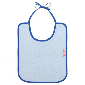 Bavoir bébé, enfant en éponge bleue Elaia Bleu 2