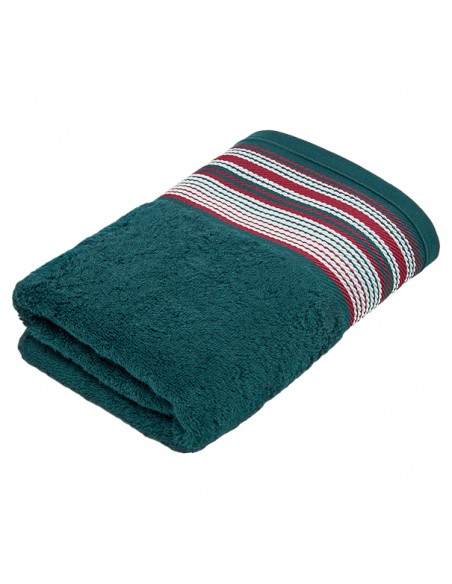 Drap de douche éponge verte Izeia