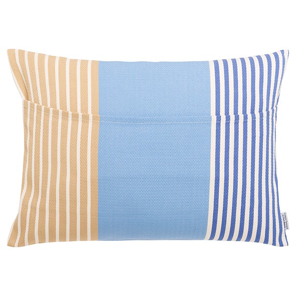 Coussin rectangulaire coton bio chevron...