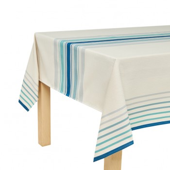 Organic cotton tablecloth - chevron weave 2