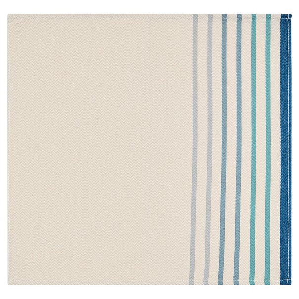 Cotton hemmed napkin Xana Bleu