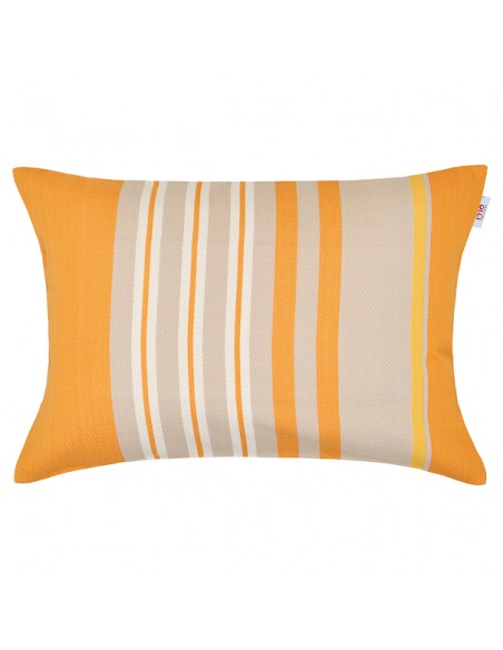Coussin rectangulaire coton bio chevron déhoussable