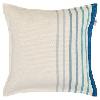 Cushion cover square cotton Xana Bleu