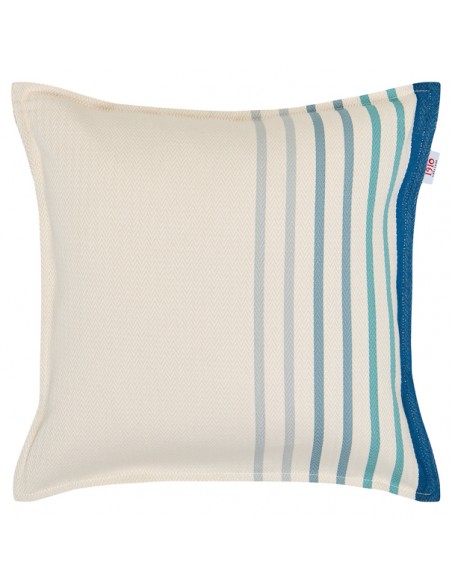 Cushion cover square cotton Xana Bleu