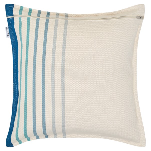 Housse de coussin carré coton bio chevron