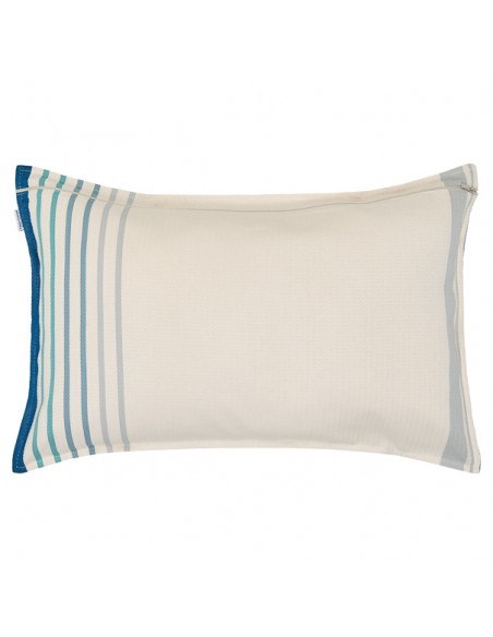 Housse de coussin rectangulaire coton bio chevron
