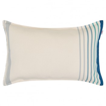 Cushion cover rectangular cotton, Xana Bleu