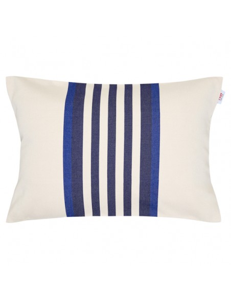Coussin rectangulaire coton bio sergé déhoussable