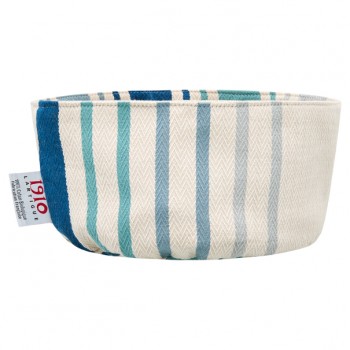 Round cotton bread bask Xana Bleu