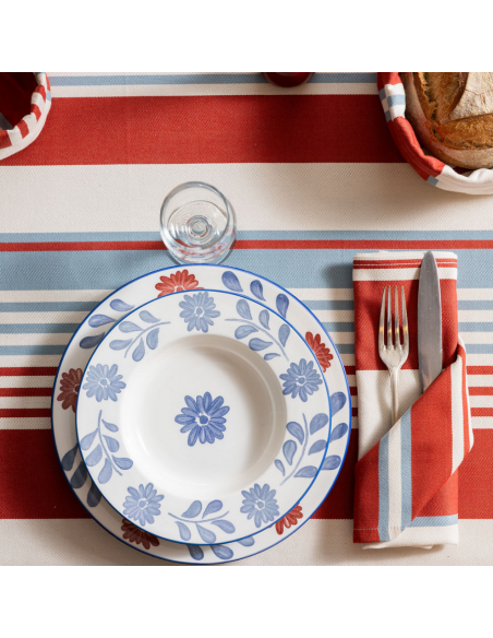 Coated tablecloth