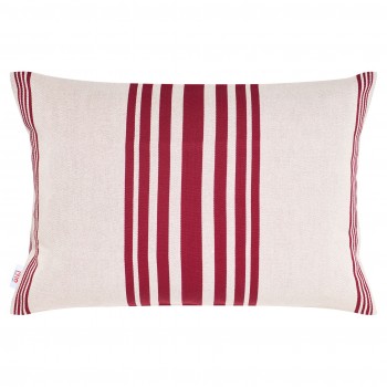 Coussin/housse de coussin rectangulaire 35/50cm coton bio Marra Raisin