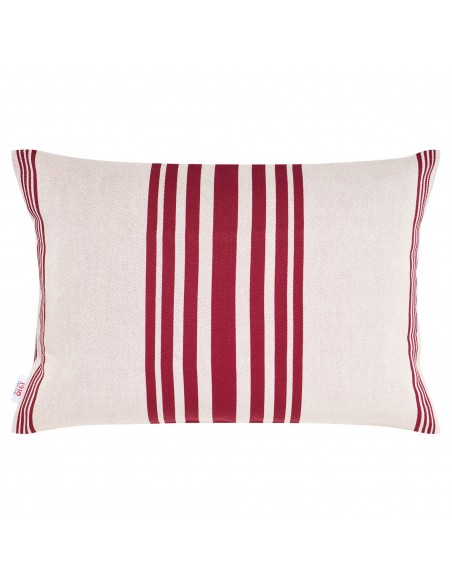 Coussin/housse de coussin rectangulaire 35/50cm coton bio Marra Raisin