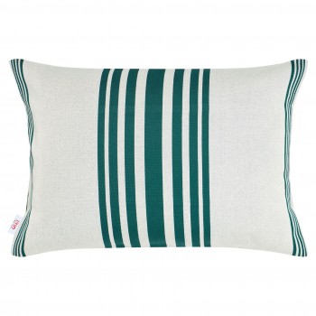 Coussin/housse de coussin rectangulaire déhoussable, 35*50cm, coton bio, Marra Vert