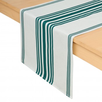 Chemin de table coton bio Marra Vert