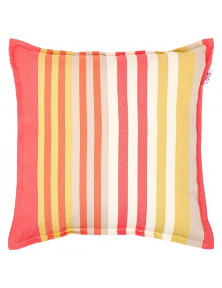 Cushion cover square cotton Iluna Corail