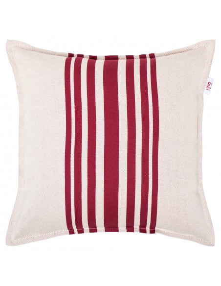 Cushion cover organic cotton twill square Marra Raisin