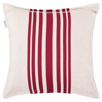 Cushion cover organic cotton twill square Marra Raisin 2