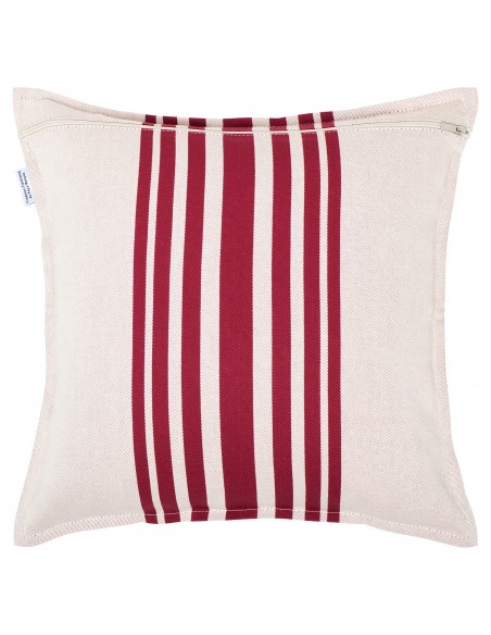 Cushion cover organic cotton twill square Marra Raisin