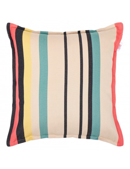 Housse de coussin/coussin carré, coton bio, Olatz