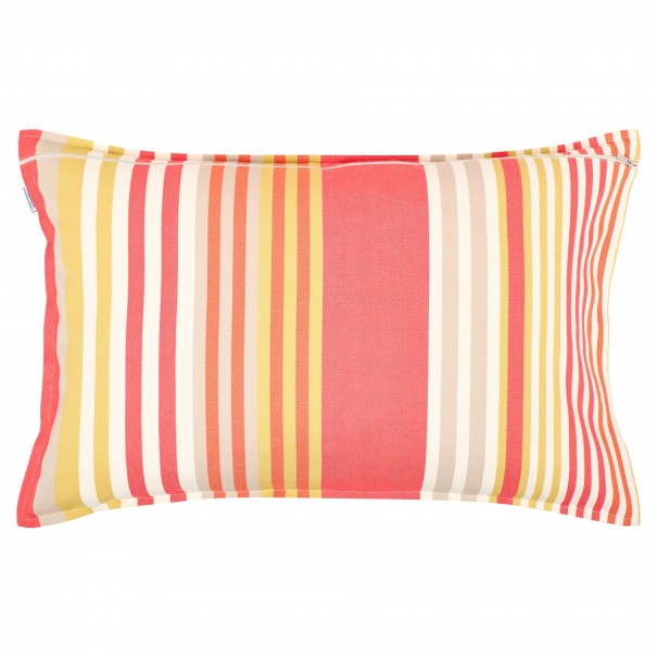 Housse de coussin rectangulaire coton bio