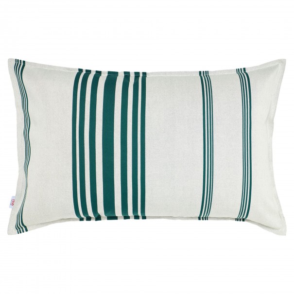 Housse de coussin rectangulaire coton bio Marra Vert