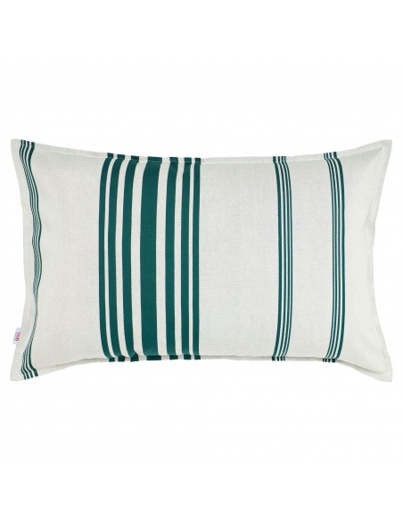 Housse de coussin rectangulaire coton bio Marra Vert