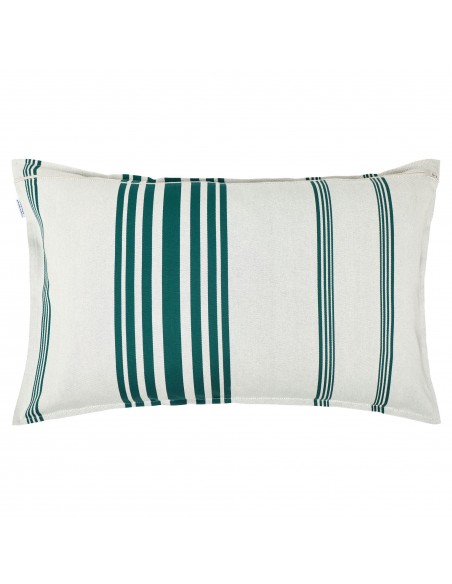 Housse de coussin rectangulaire coton bio