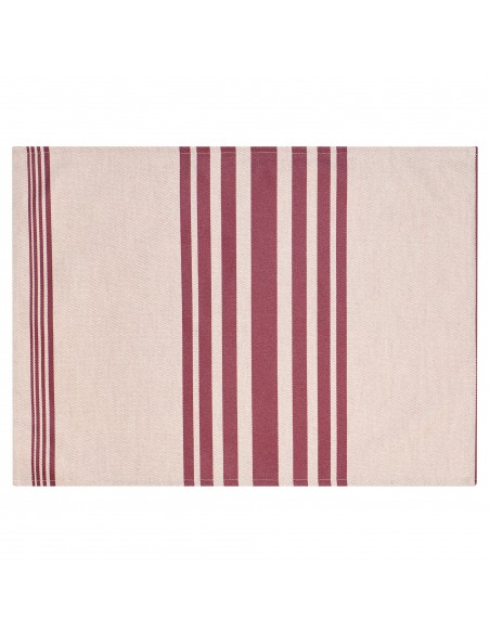Coated hemmed placemat Marra Raisin