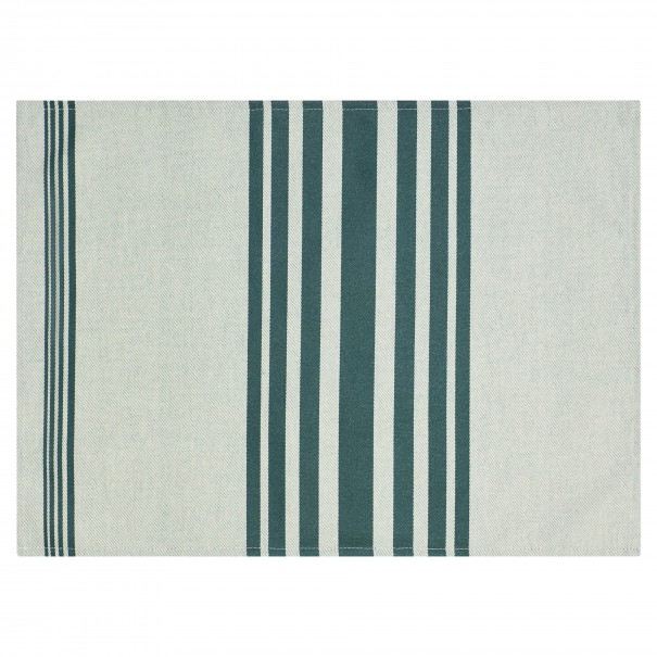 Coated hemmed placemat Marra Vert