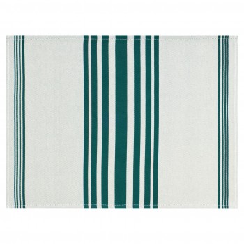 Set de table ourlé coton bio sergé Marra Vert