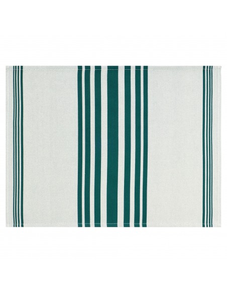 Set de table ourlé coton bio sergé Marra Vert