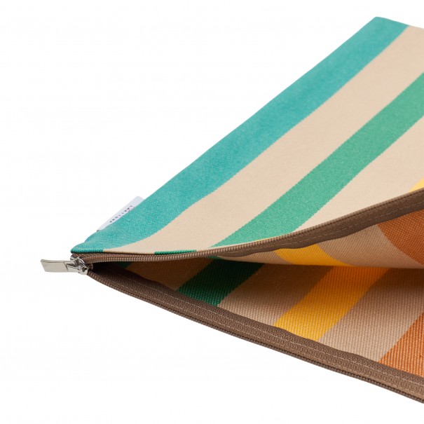 Coated flat pouch