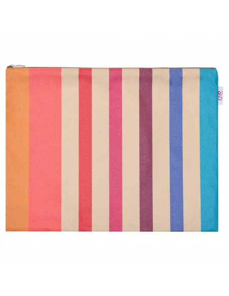 Coated flat pouch
