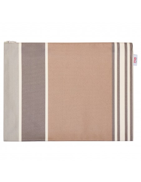 Coated flat pouch Eneko Etain